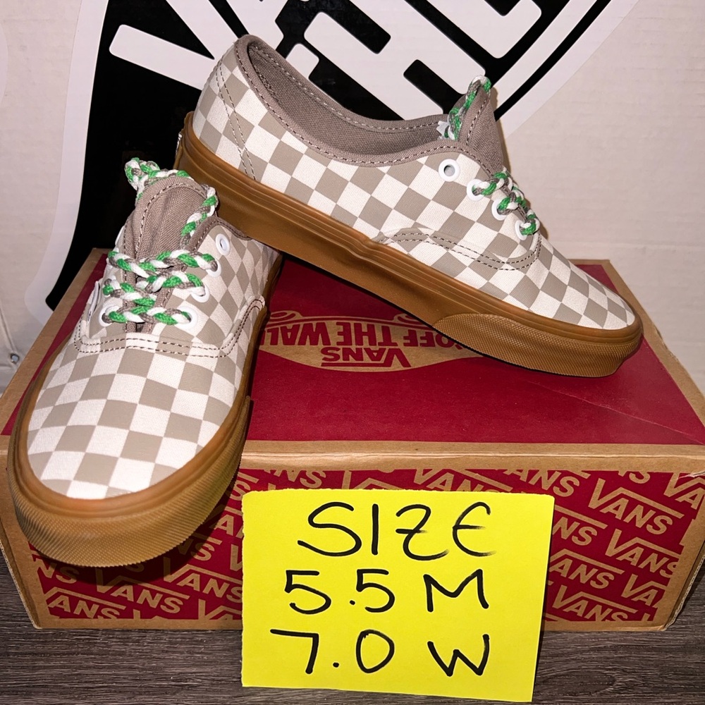 Vans Authentic Checkers Multiple Sizes - Picture 2 of 12